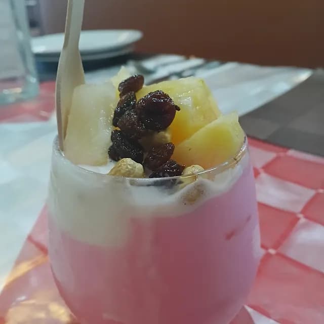 Authentic signature dish presentation